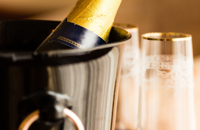 Champagne in a bucket